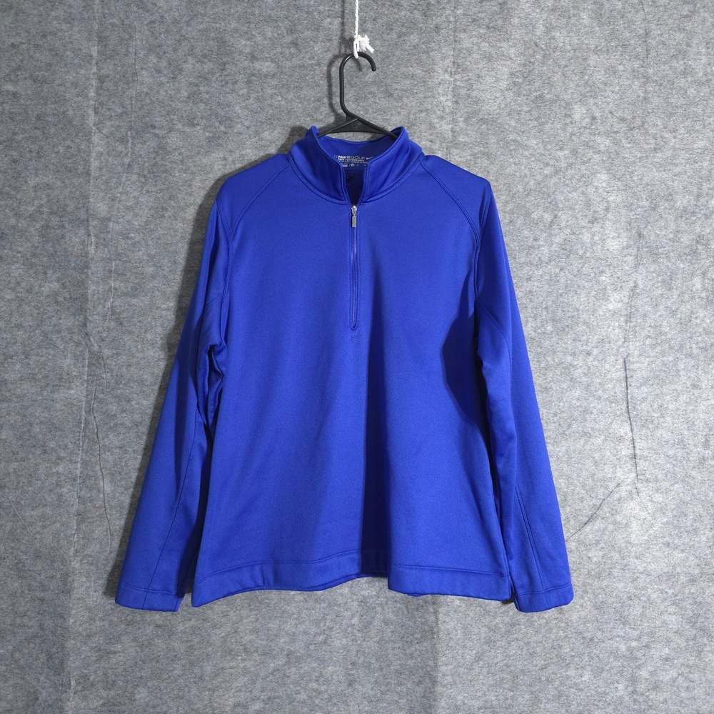 Nike Golf Tour Performance Therma-FIT Pullover Men XL 1/4 Zip Long Sleeve Swoosh